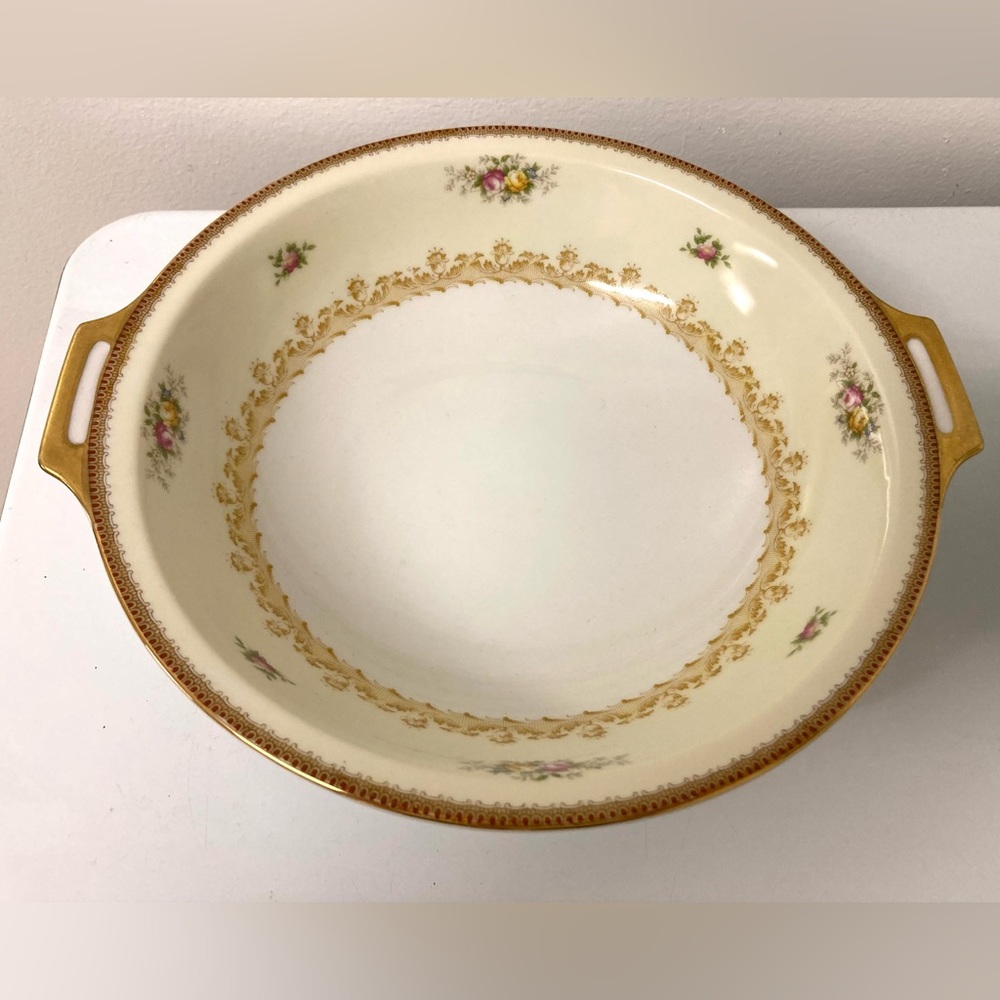 Vintage MEITO China Nassau Pattern 7.5” Serving Bowl, made in Japan F&B CO